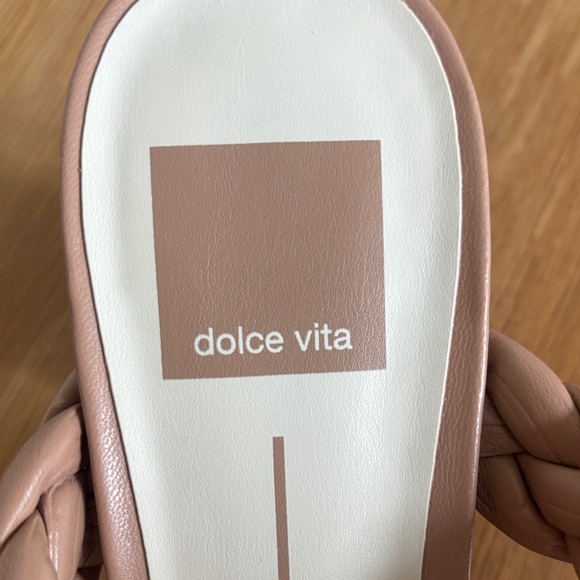 Dolce Vita Women's Braided Nude Heels - Picture 2 of 3